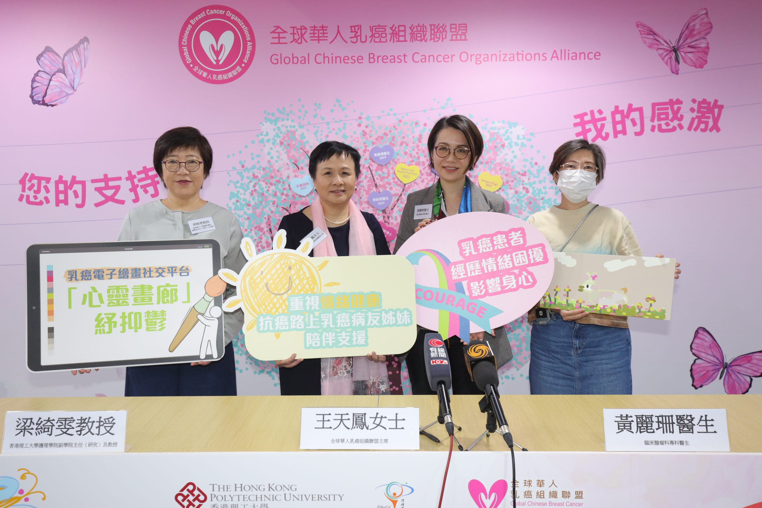 Media OutReach Newswire - The Hong Kong Polytechnic University & Global Chinese Breast Cancer Organizations Alliance Jointly Launch the FIRST Electronic Painting for Breast Cancer (EPBC) Platform